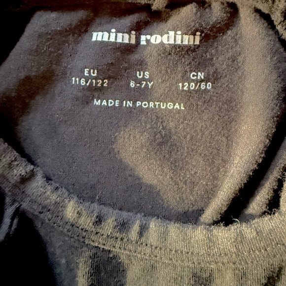 Mini Rodini Basic Long Sleeve Dress with pockets - Picture 4 of 5